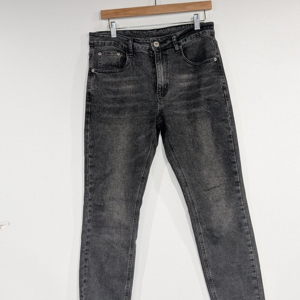 *3/$10* Newtusfan SHEIN Distressed Jeans Black Size 32